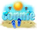 Connie-Blue sandals
