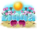 Linda-pink summer glasses