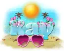 Kay-Pink summer glasses