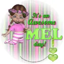 Mel - It's An Awesome Day - Green Hearts