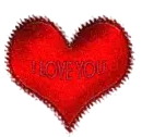I love you (beating heart)