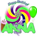 Anna - Happy Birthday - Ice Cream