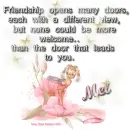 Mel - Friendship Opens Doors - Butterflies