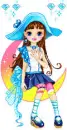 dolls (in diamond background)