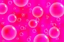pink bubbled background