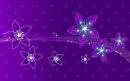 purple flowers background