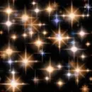 Backgrond - Peach Glitter - Stars