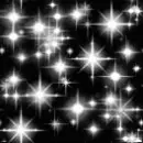 Background - White Glitter - Star