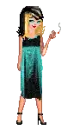 Blue dress