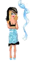 Blue dress