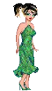 Green dress