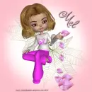 Mel - Pink - Leaves