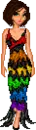 Rainbow dress