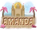 Amanda-Pink sand castle