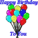 Birthday balloons