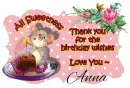 TQ Birthday Wishes ~ Anna