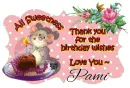 TQ Birthday Wishes ~ Pami