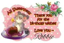TQ Birthday Wishes ~ Robbie