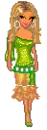 Doll in green