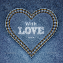 JEANS HEART LOVE  BACKGROUND