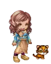 Native American Tiger Girl