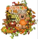 Asma - Happy Harvest Bear Autumn Fall