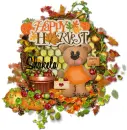 Shakela - Happy Harvest Bear Autumn Fall