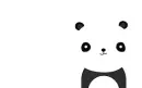 cute panda background
