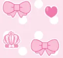 cute bow pink background