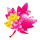 Pink Yellow Leaf