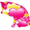 Pink Yellow Cat