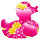 Pink Yellow Duck