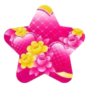 Pink Yellow Star
