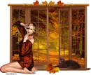 Fall behind a window