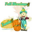 Junie - Fall Blessings - Scarecrow