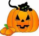 Cat with Pumpkin