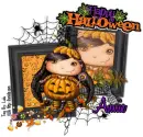Annie - Happy Halloween Pumpkin Girl Trick or Treater