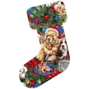 Christmas pups stocking