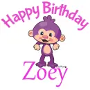 Happy Birthday - Zoey