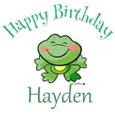 Happy Birthday - Hayden