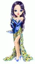 Peacock girl