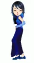 Blue lady