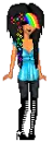 Rainbow girl