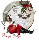 Merry Christmas/with dog/Hugs Jaya