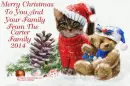 Merry Christmas card/Carter Family