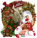 Merry Christmas/Girl with snowhat/Jessica