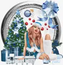 Merry christmas/girl blue/Robbie