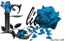 Light Blue Roses - Elia