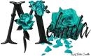 Aqua Roses - Melinda