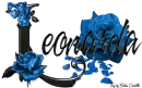 Light Blue Roses - Leonarda